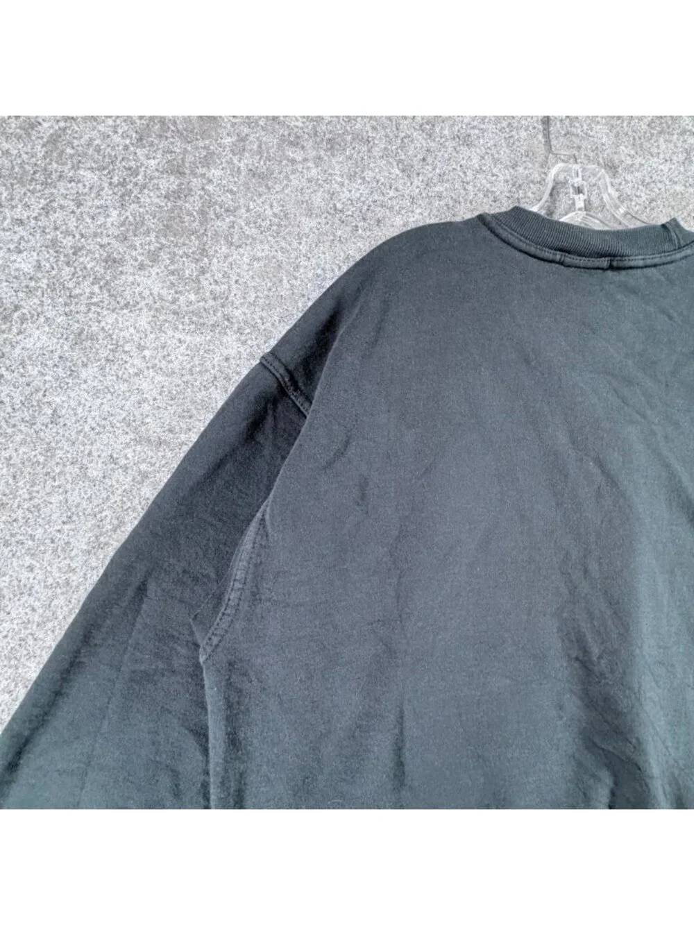 Vintage Jerzees‎ Z Class Sweatshirt Mens XL Charcoal Gray W.E.A.U. Embroidered